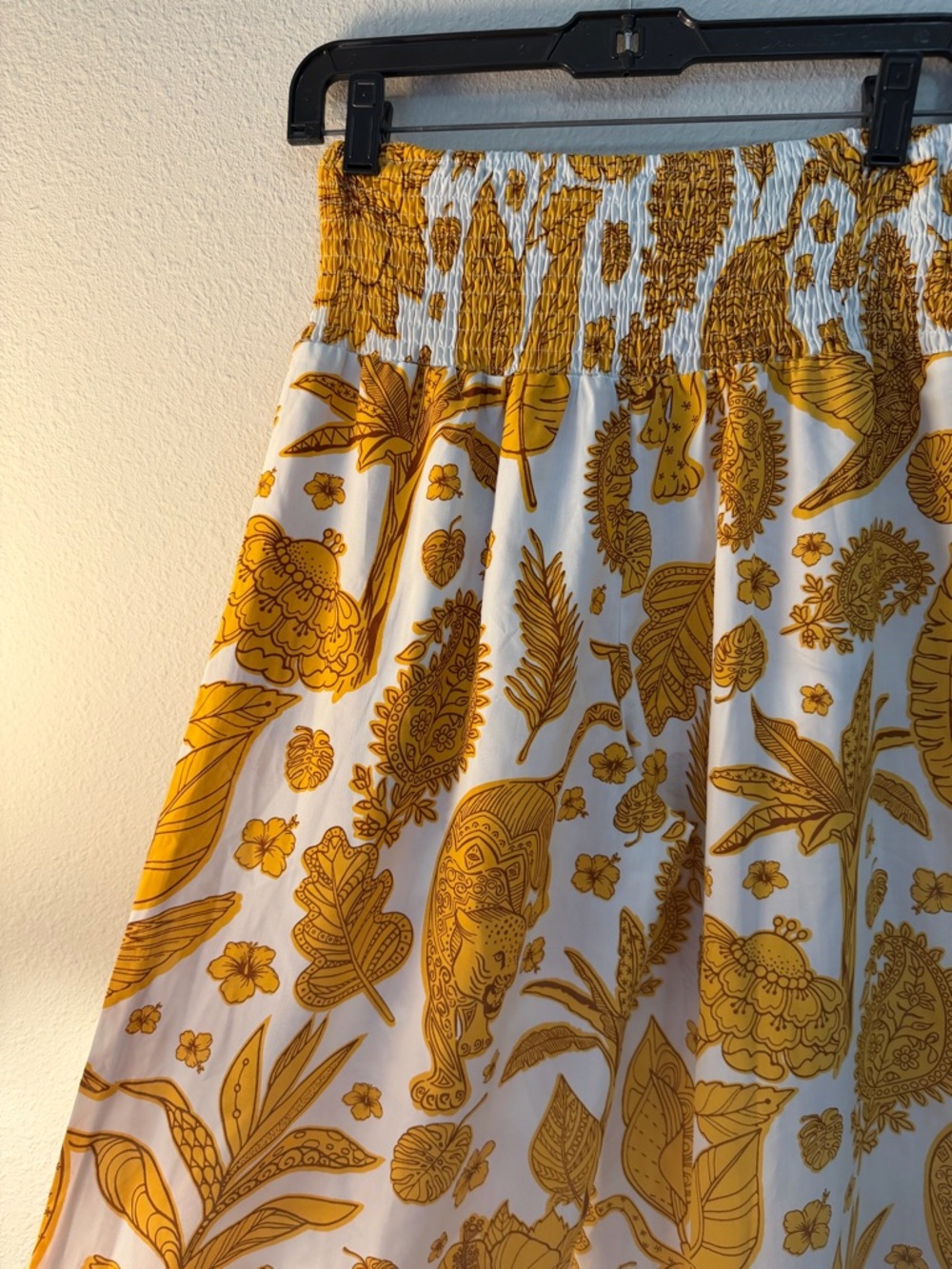 Cider White & Mustard Floral Pants - Picture 8 of 8